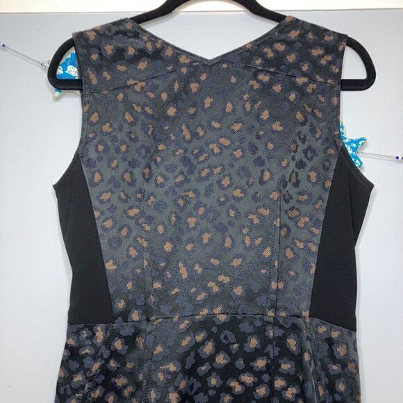 Marc by Marc Jacobs, Sasha Leopard Print Jacquard Shift Mini Dress, Women’s 8 - Picture 10 of 16